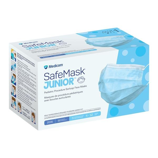 Box of Medicom SafeMask Junior face masks on a white background