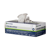 Halyard Sterling Nitrile Exam Gloves - 9.5" Length, Powder-Free, Latex-Free - 200/Box
